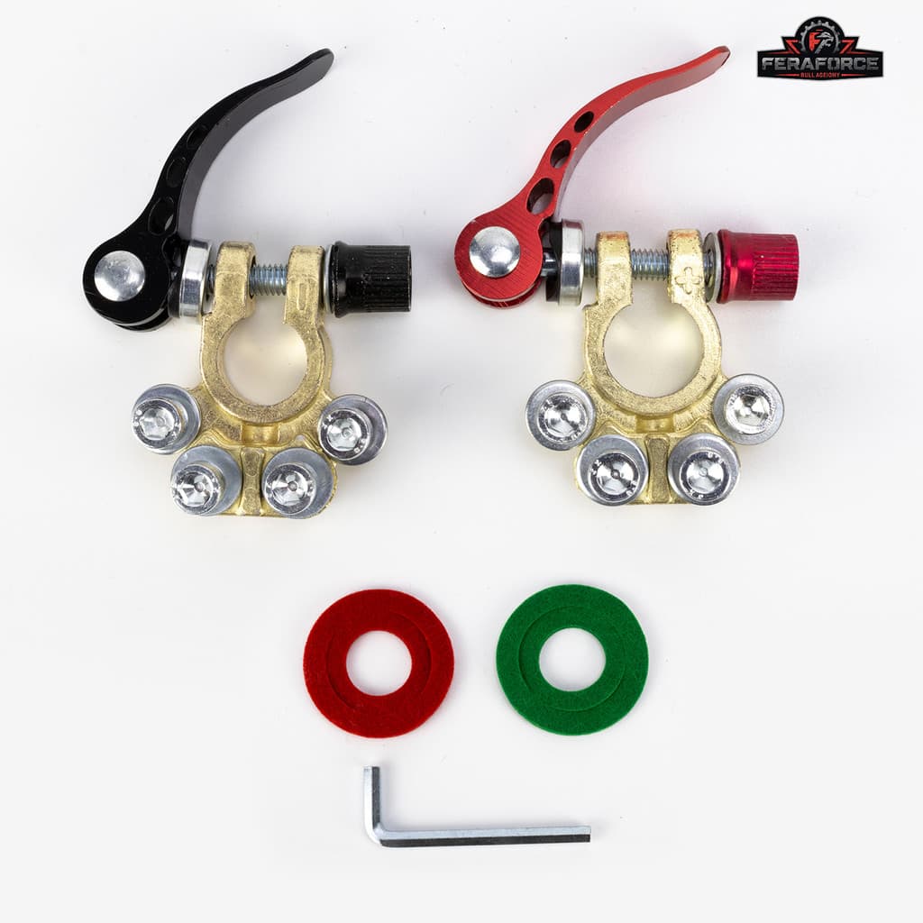 Conectores de Bateria 12V 24V Engate Rápido Positivo Negativo Fácil Instalação Automotivo