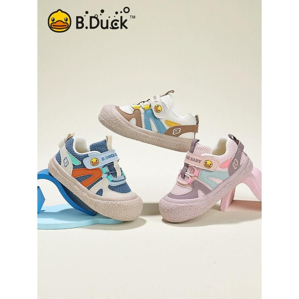 B.Duck Little Yellow Duck Criança Sapatos 2026 Primavera Novo Estilo Sapatos de Bebê Confortáveis Calçados Esportivos Le
