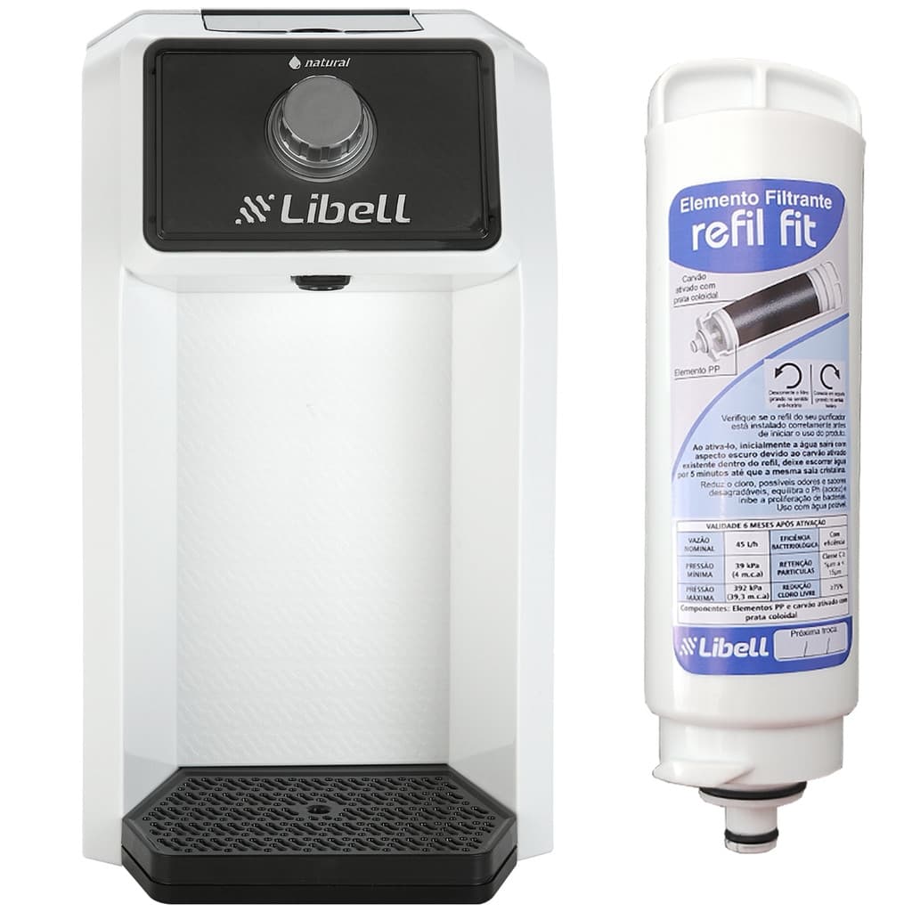 Purificador Filtro de Água Libell LN Branco + Filtro