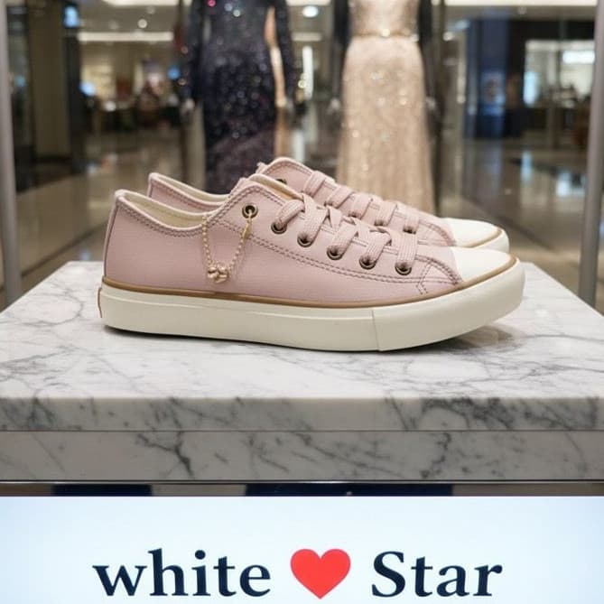 Tênis Feminino White Star sola baixa – Casual, Barato e Estiloso – Vulcanizado em courino 34 ao 39 #FLORENZASTORE