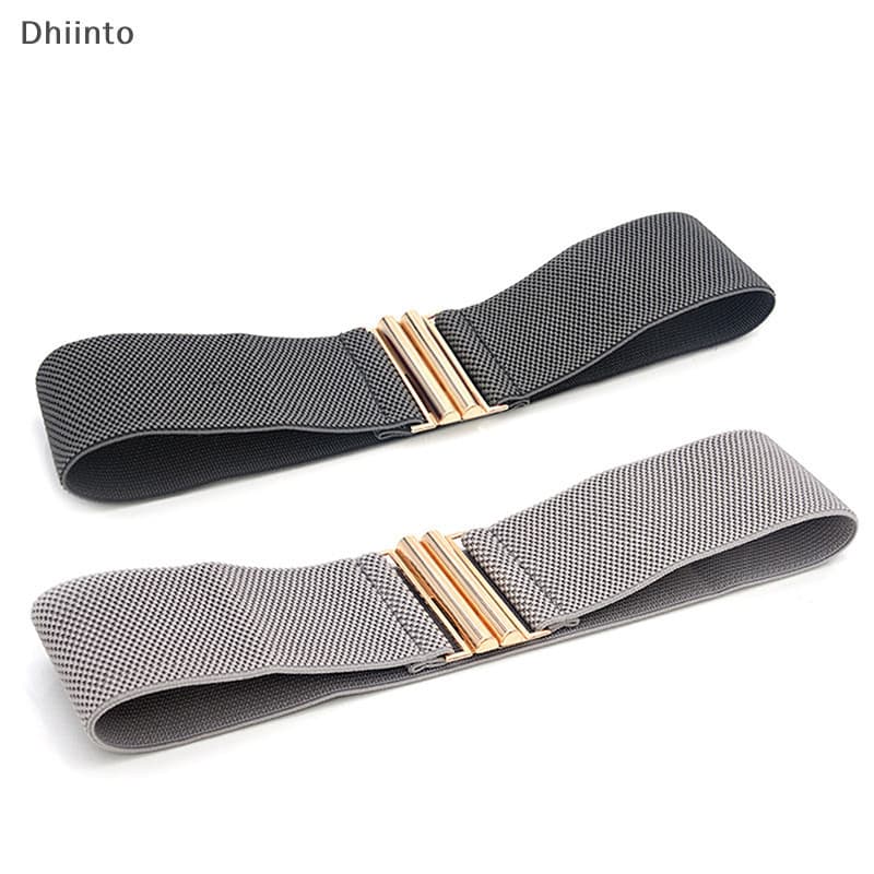 [Cinto Esticado Skinny Elástico De Cintura Larga Acessórios De Vestido Em