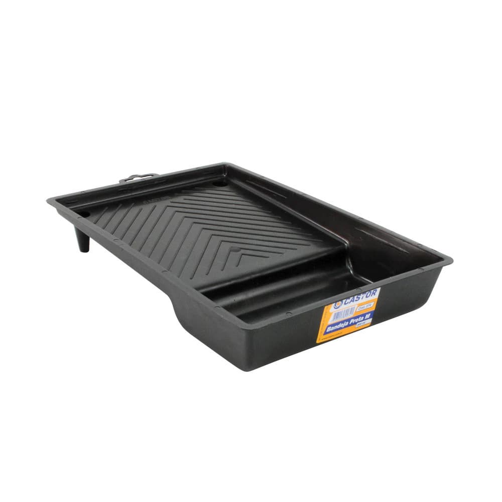 Bandeja para pintura 300ml média Preta - Castor