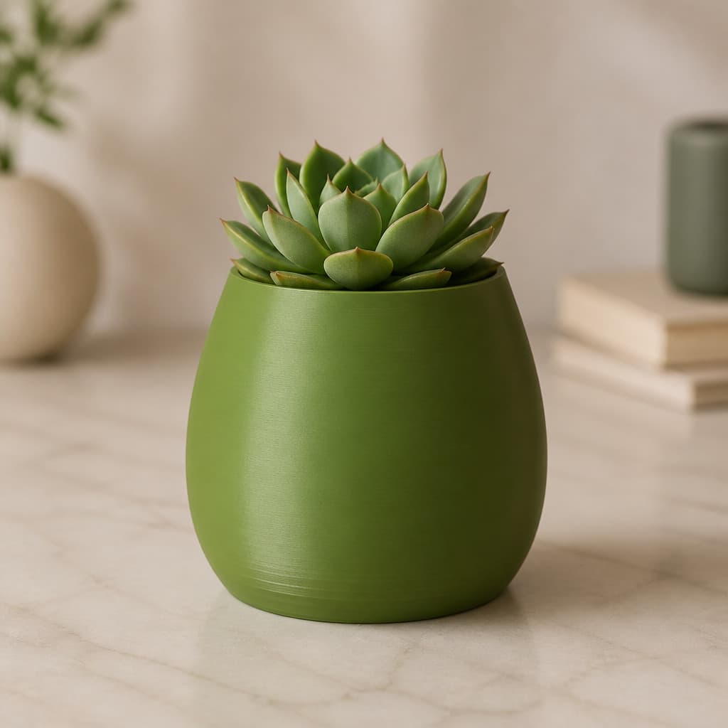 Vaso Cachepô Verde Decorativo Cachepot para Suculenta Cacto Vaso de Planta Pequeno Vasos Decorativos para Sala Mesa
