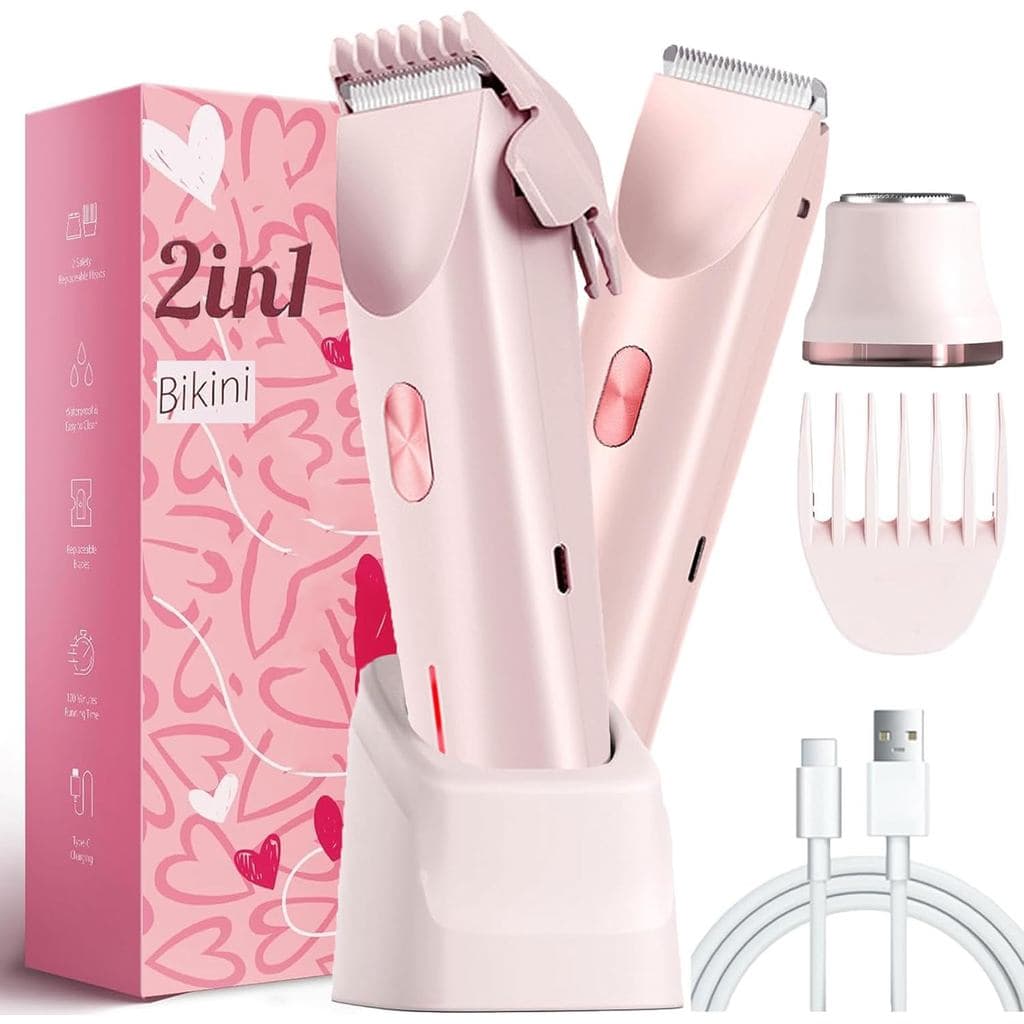 Ezme - Ezme Razor, The Trimmie 2.0 da Ezme, Aparador de Biquíni Ezme, Barbeador Ezme, Barbeadores Elétricos 2 em 1, à pr
