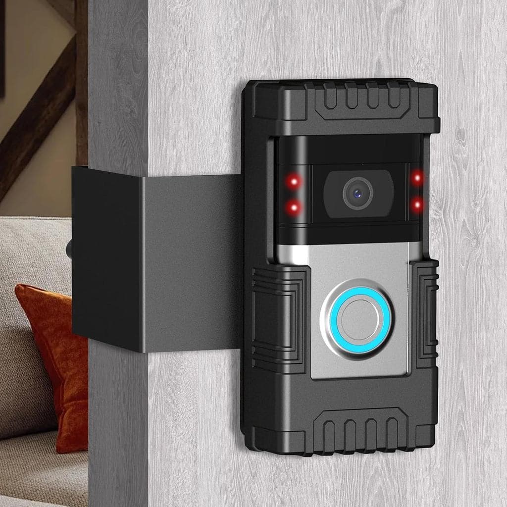Suporte Antifurto para Campainha Compatível com Ring/Blink, Suporte de Câmera Sem Perfuração, Acessórios de Suporte de M