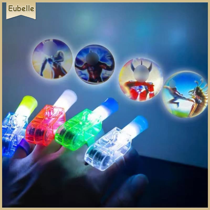 20pcs Projeção de Padrões de Luz para Dedos, Designs e Cores Engraçados para Festas, Pequenos Brinquedos Brilhantes 7HNZ