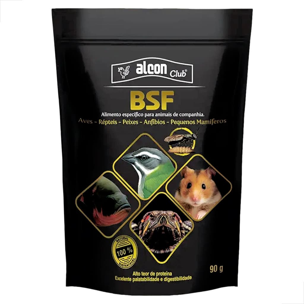 Alimento Para Aves répteis peixes anfíbios Alcon Club BSF 90g