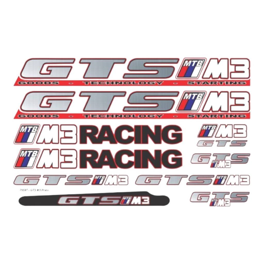 Cartela Adesivo Para Bike Gts M3 Mtb Racing