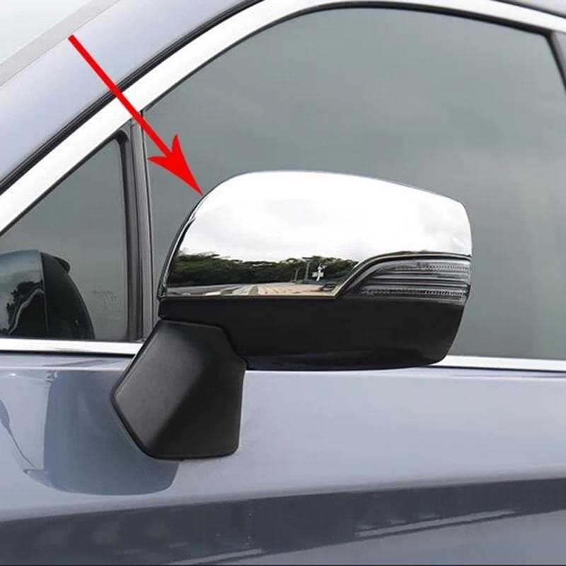ABS Chrome Espelho Retrovisor Lateral Capa 2 Pçs Para Subaru XV 2017 2018 2019 Estilo Do Carro Decoração Cobre Acessório