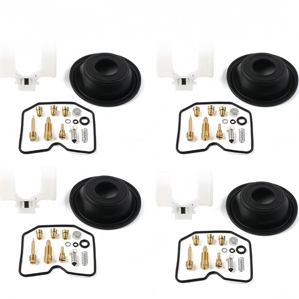 Kit flutuante de diafragma de reparo ZRX110 ZRX1200 GPZ1100 ZRX1200R Kavasaki