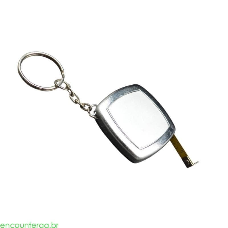 Encountera Métrica Retrátil Bolso , Chaveiro , Pequena Aço , Medição Portátil T