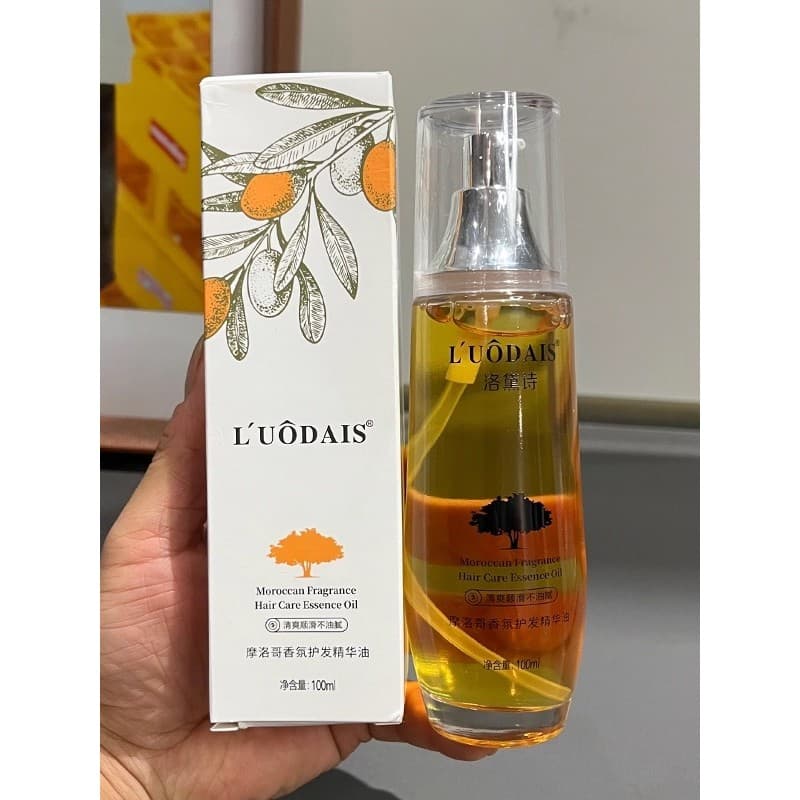 LUODAIS LUODAIS Óleo de Argan Amônia Óleo Essência para Cuidados com os Cabelos Cabelos Suaves Sem Enxágue Melhora o Fri