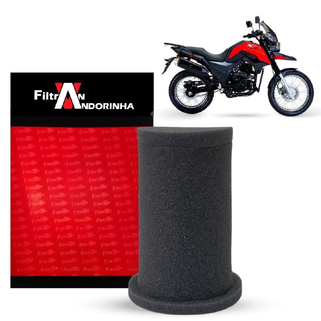 FILTRO DE AR MOTO ROYAL SHINERAY SHI 175 2025 2026 FILTRAN 105608 ENCAIXE PADRÃO MELHOR PREÇO