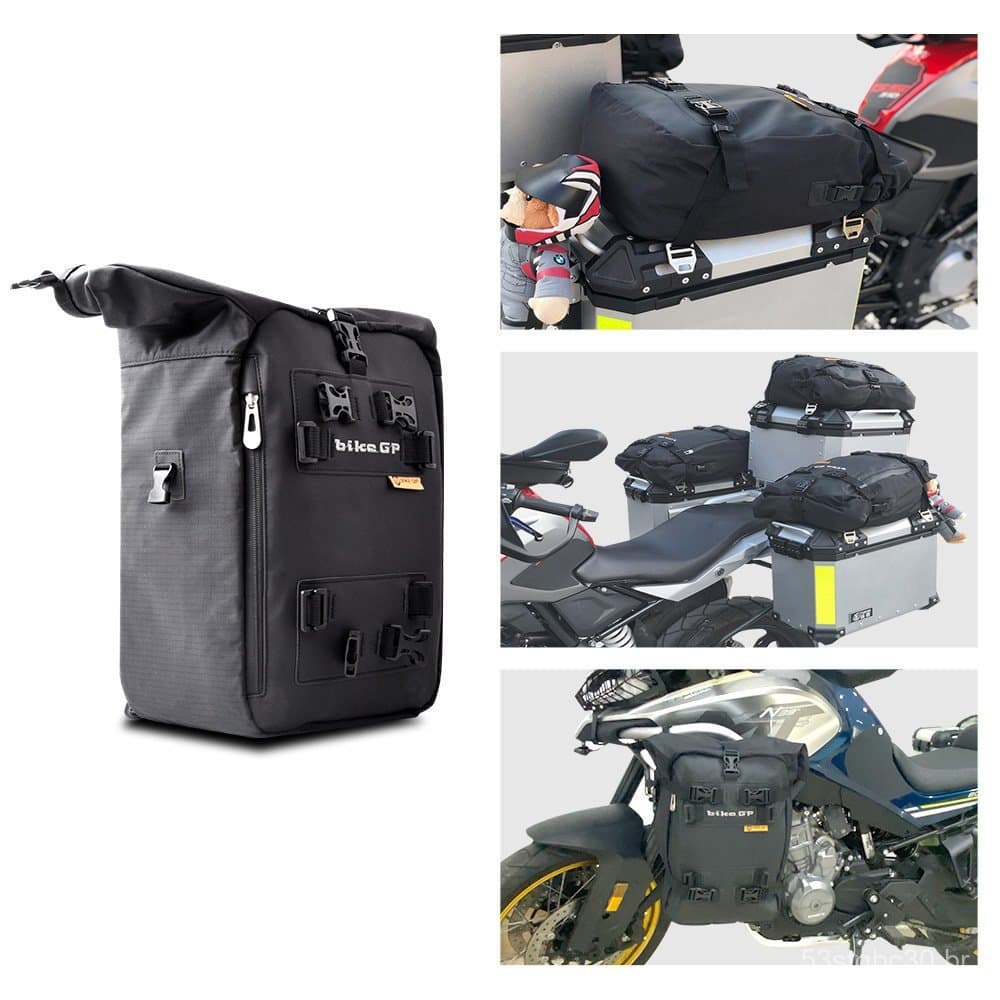 Capa protetora para caixa lateral de motocicleta, bolsa para banco traseiro, bolsa lateral, bolsa traseira multifunciona