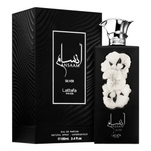 Perfume Laffata Ansaam Silver Floral Oriental Spray 100ml
