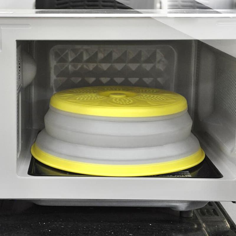 Capa para micro-ondas Tampa contra respingos Resistente a altas temperaturas Tampa para caixa de vapor Tampa de aquecime