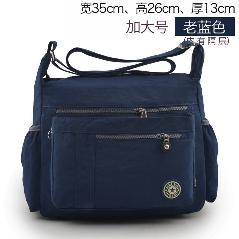 Venda quente Multi-compartimento grande capacidade Casual saco de pano masculino simples viagem à prova dwaterproof água
