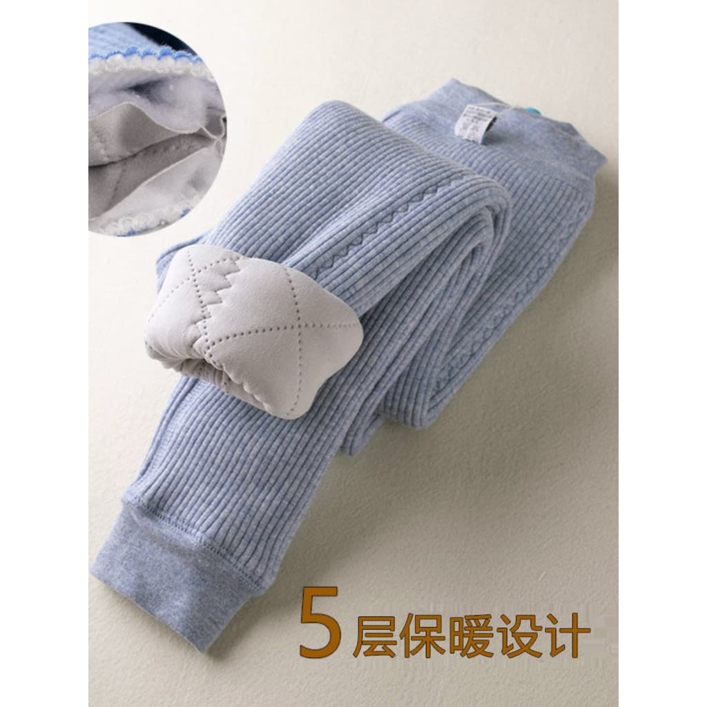 Jiayier 5 camadas espessadas calças térmicas infantis mais algodão meninos meninas roupas calças de algodão bebê acolcho