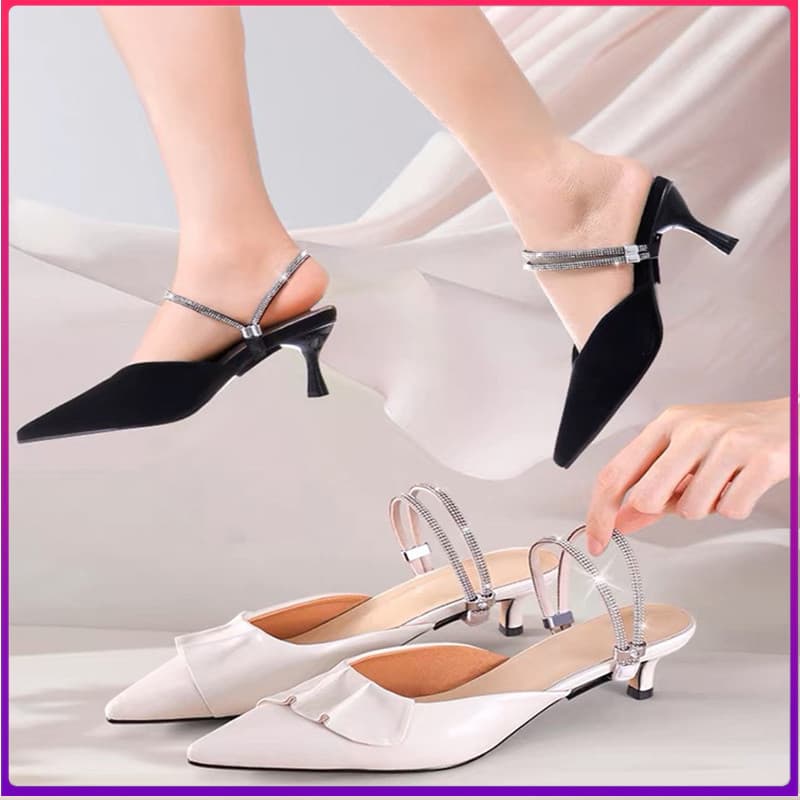 Novo 2 Pçs Sapatos De Salto Alto Banda Anti-Solto Para Mulheres Cadarços Queda Tiras De Calcanhar Cinto Broca Cintos De
