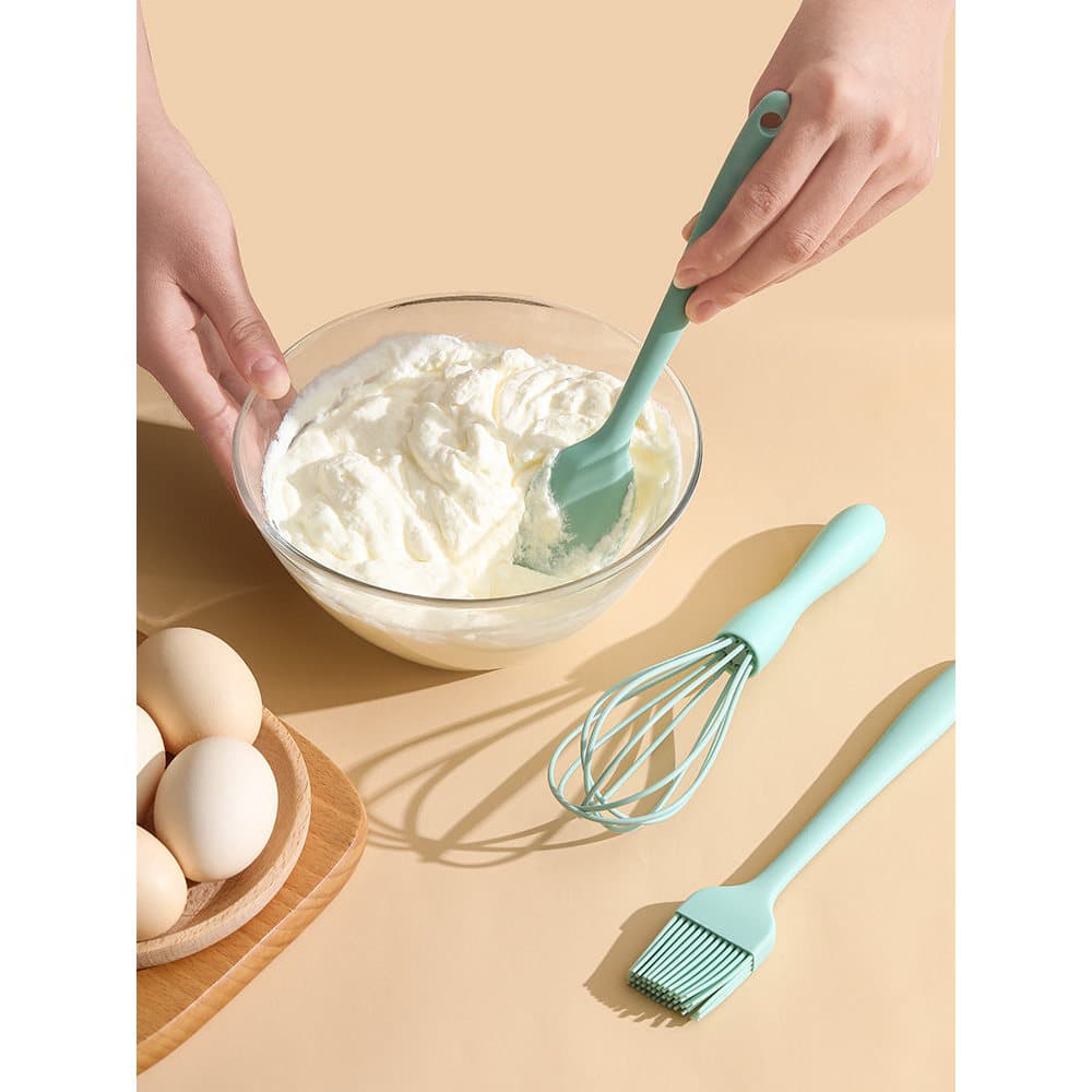 FaSoLa espátula de Silicone batedor conjunto de cozimento grau alimentício resistente a altas temperaturas cozinha integ