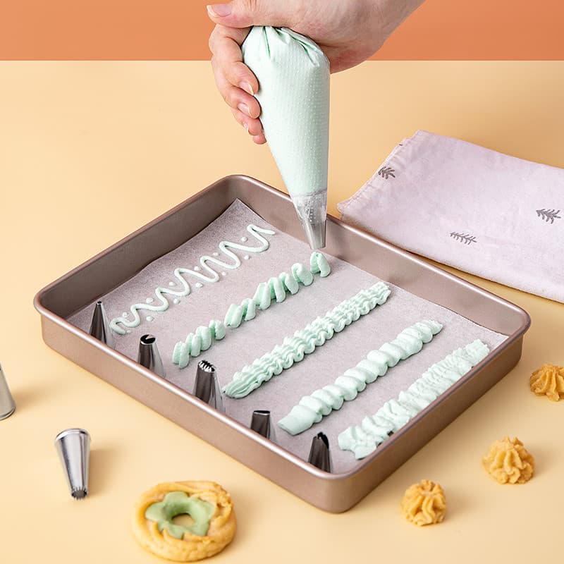 Conjunto de pontas de decoração ferramenta fazendo biscoito bolo decoração grande médio pequeno engrossado saco de decor