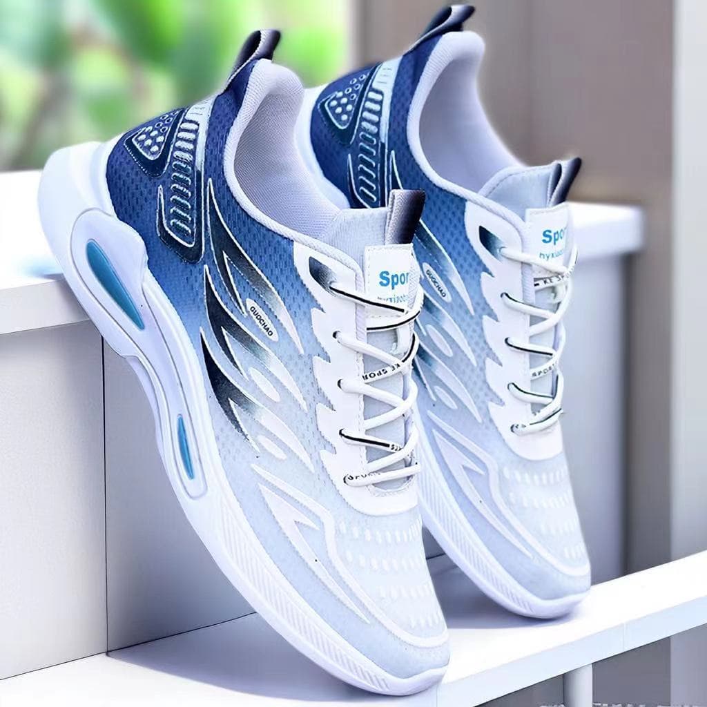 Verão gelo seda respirável esportes sapatos casuais homens sola macia antiderrapante leve tênis de corrida juventude mod