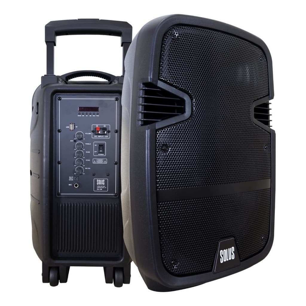 Caixa De Som Amplificada Solus Cs-120 100w Bluetooth Preto 1