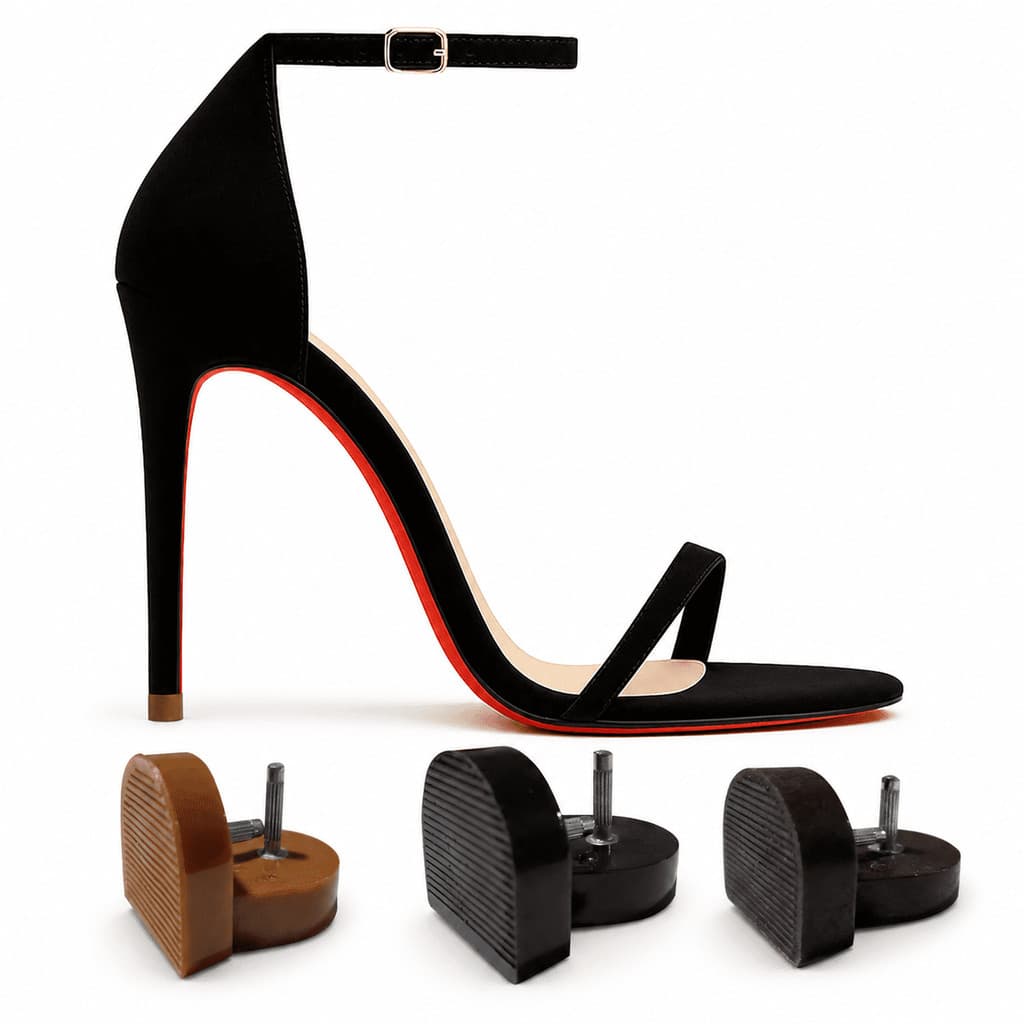 kit salto borrachinha para sapato  taquinhos 2 pares