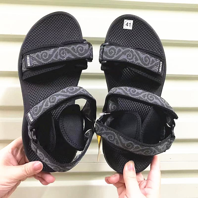 Verão autêntico vietnamita sapatos ao ar livre sandálias de praia na moda masculino Casual sapatos de praia único antide