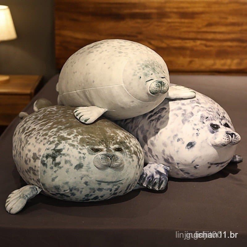 Foca De Pelúcia/Brinquedo/Estatueta Flexível Popular Para Aquário
