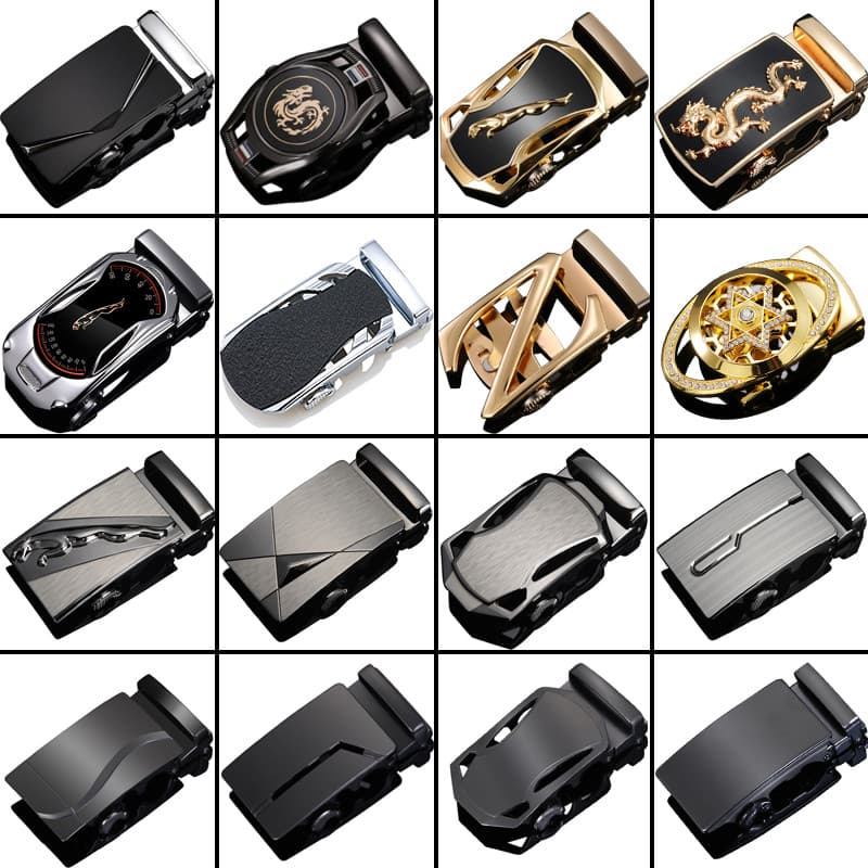 Fivela de cinto masculino acessórios de cinto calças clipe de cinto fivela automática torneira 3.5cm cinto Slot para car