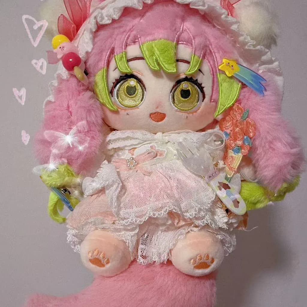 Boneco de Pelúcia de Algodão de 20cm do Demon Slayer Kanroji Mitsuri