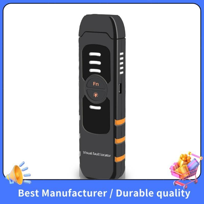 Caneta Testadora De Fibra Óptica VFL 15MW FTTH , Localizador Visual De Falhas , Carga USB , Recarregável , Luz Vermelha