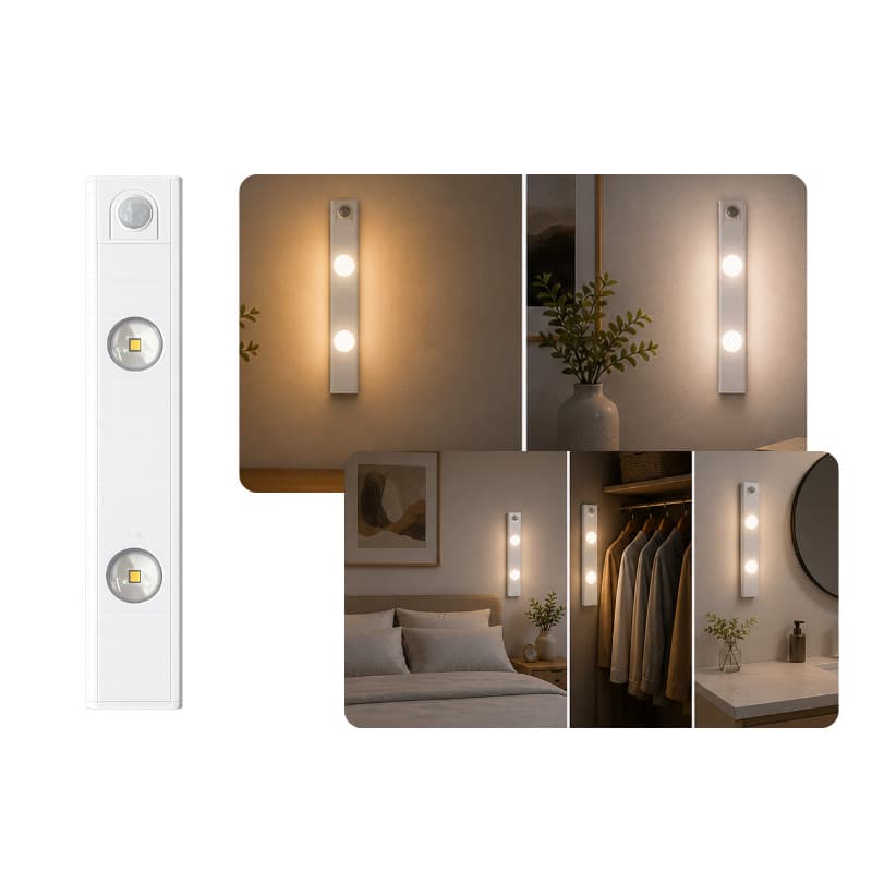 Luminária Barra Led 20cm - Magnética Sensor Inteligente