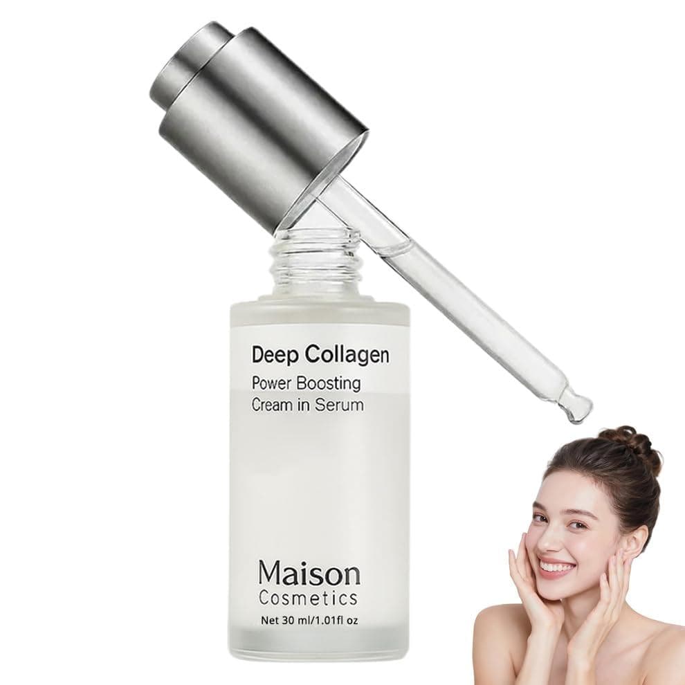 Sérum de Colágeno Profundo Maison, Sérum de Colágeno Maison Cosmetics, Sérum de Peptídeos Maison Cosmetics, Sérum Facial