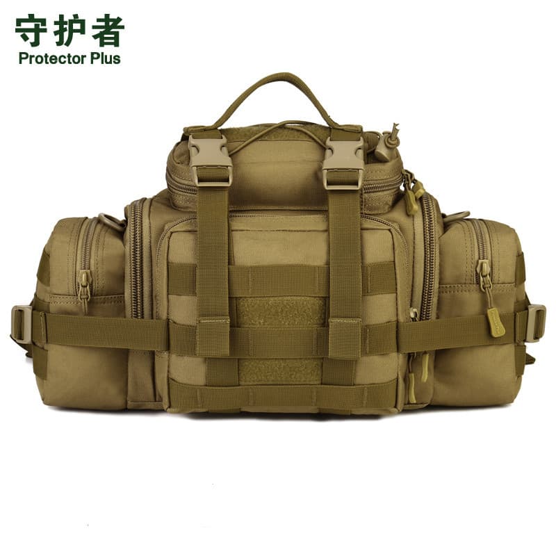 Guardian Ventilador Militar Bolsa de Cintura Ao Ar Livre Camuflagem Bolsa de Peito Tática Câmera Multiuso Bolsa Mensagei