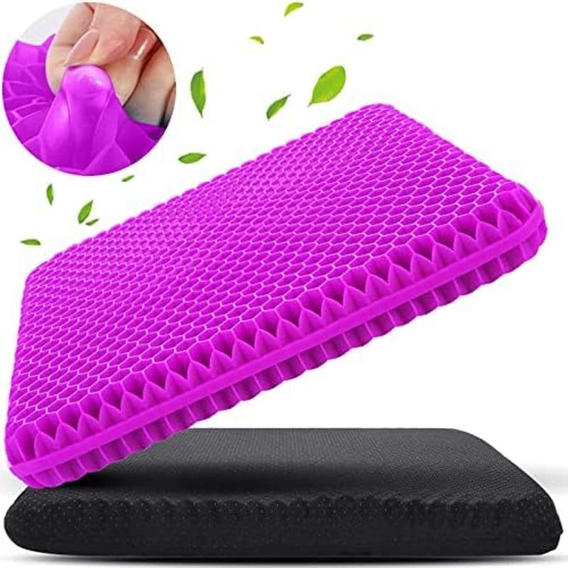 Almofada De Assento Em Gel KYOTIC Para Longo (Grande & amp ; Grosso) , Macio Respirável Cadeira De Rodas , Dor No Quadri