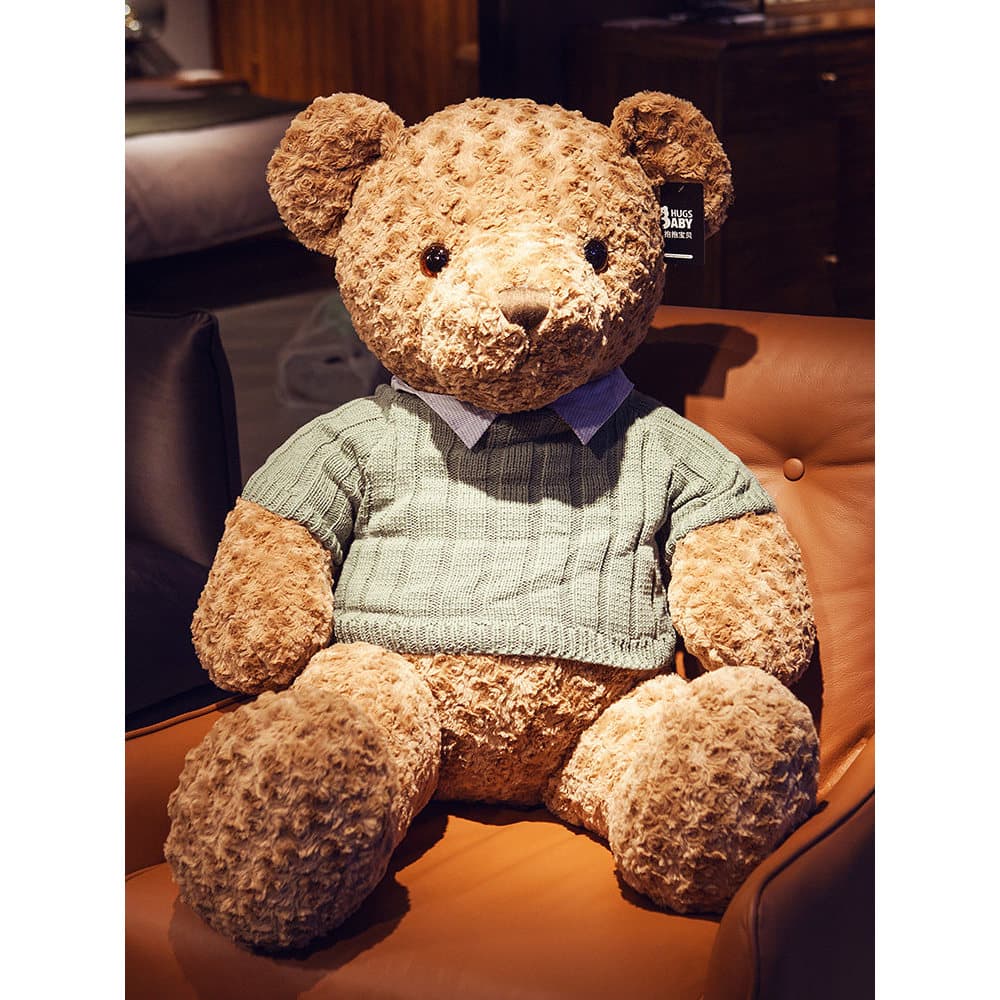 Grande urso de pelúcia urso boneca Original genuíno menina abraço urso bonito dormir abraço cama urso de pelúcia boneca