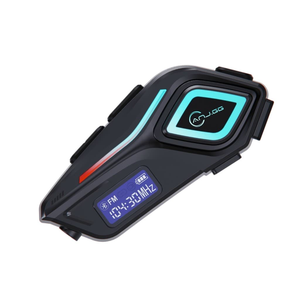 Fone Bluetooth Para Capacete Moto K08 Som HD Microfone Bateria 1000mAh
