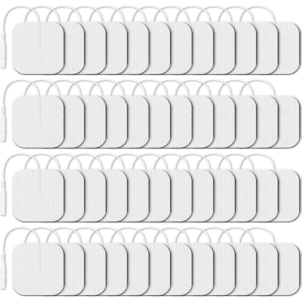 Almofadas De Eletrodo De Unidade TENS 2 " X 2 " 48 Unidades De Pacote Econômico , Sem Látex Reutilizáveis Com