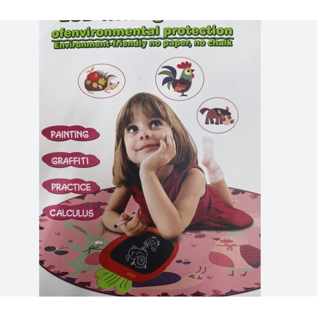 Lousa Mágica Lcd Infantil Tablet Para Crianças Com Caneta Trenzinho 10 polegadas