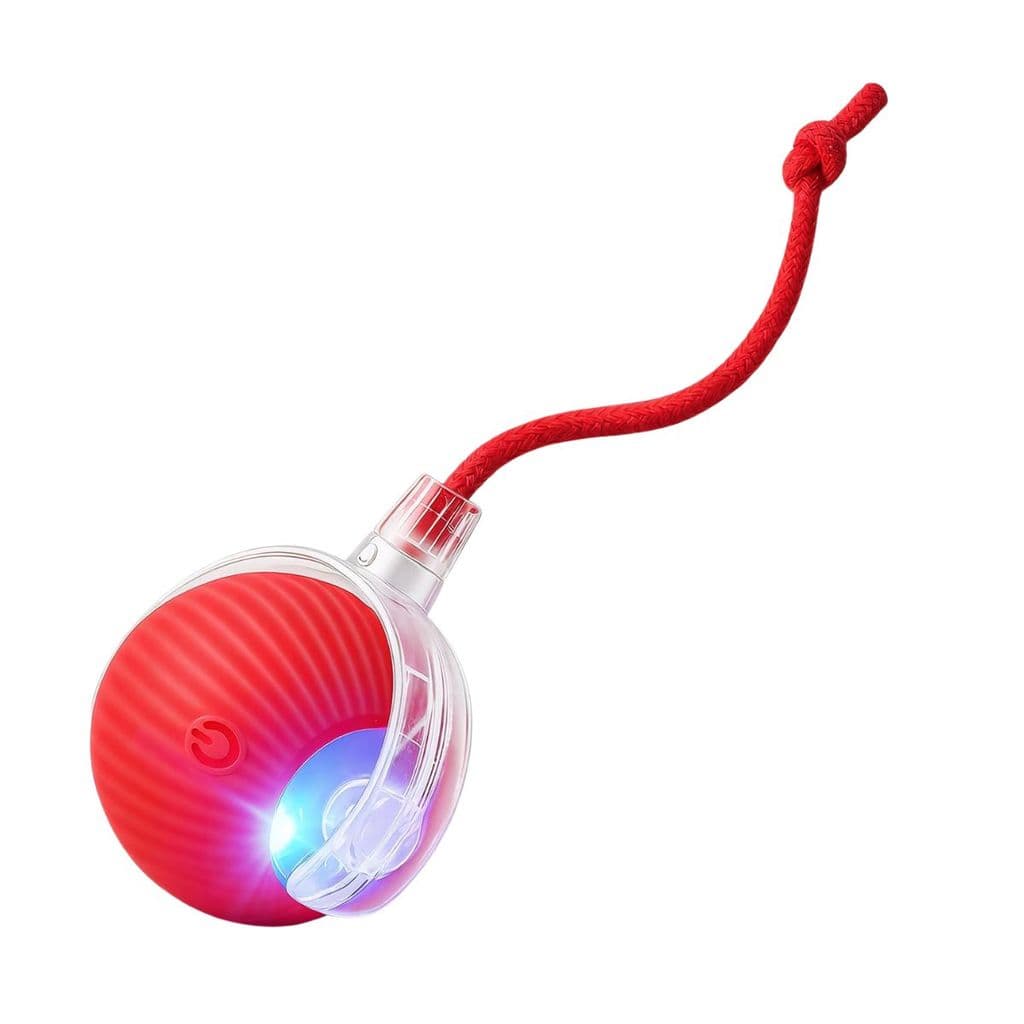 Brinquedos Inteligentes Para Gatos Bola De Rolamento Automática Cauda Falsa Recarregável Elétrico