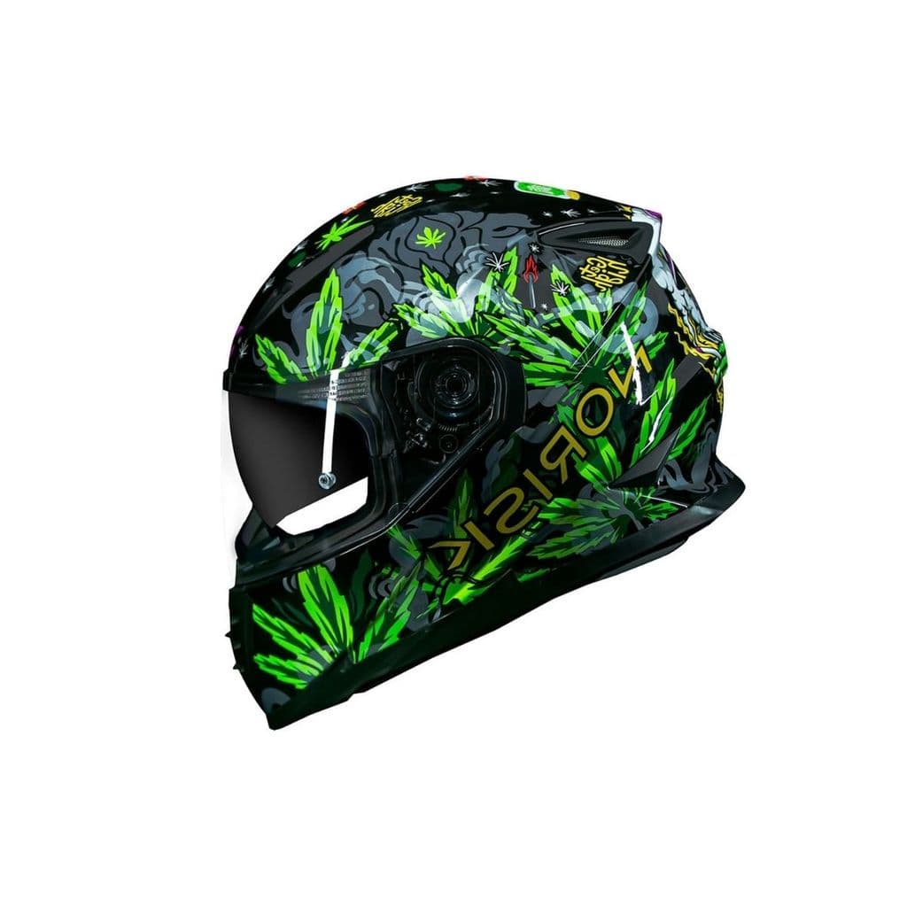 Capacete Norisk FF302 Soul Magic Seeds Verde