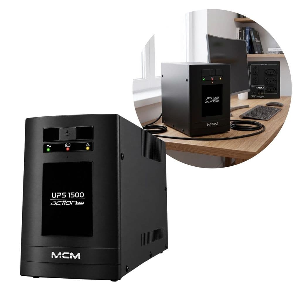 Nobreak 1500VA Proteção Energia Backup 6 Tomadas  MONO 115V