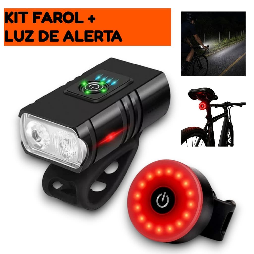 arol Bicicleta LED 1000 Lumens Recarregável USB Prova D’Água 6 Modos Luz Forte Bike MTB Ciclismo