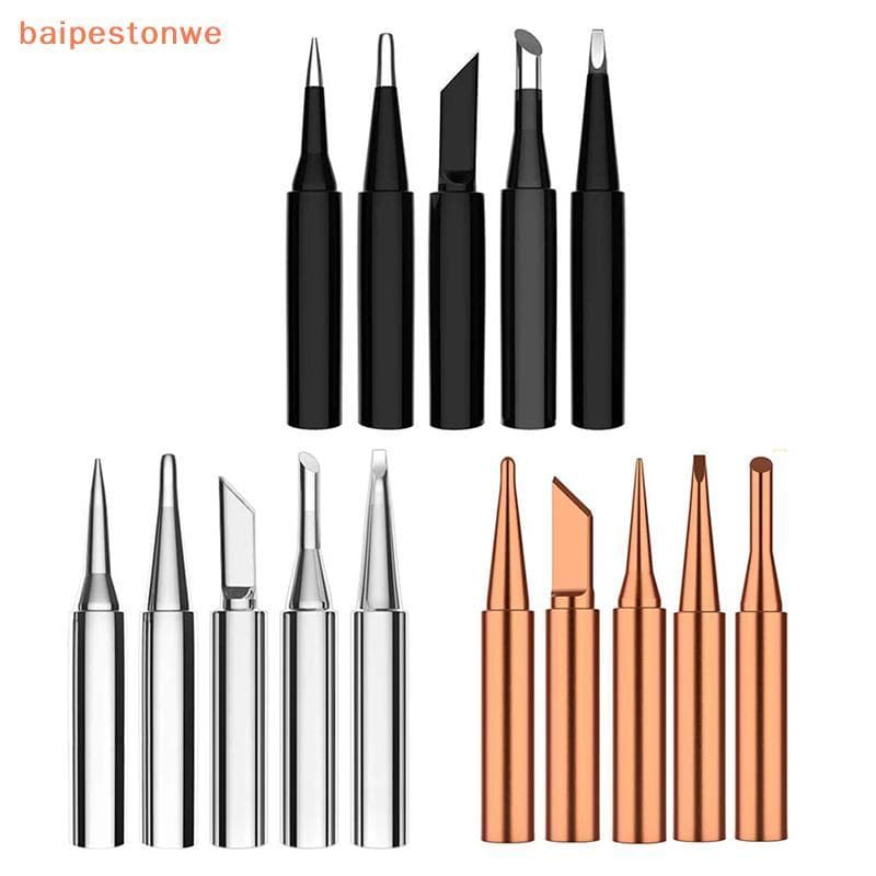 [baipestonwe] 5 Unidades I + B + K + 2.4D + 3C Ferro De Solda Cobre Puro 900M Conjunto De Cabeça De Dentro Da Ponta Elét