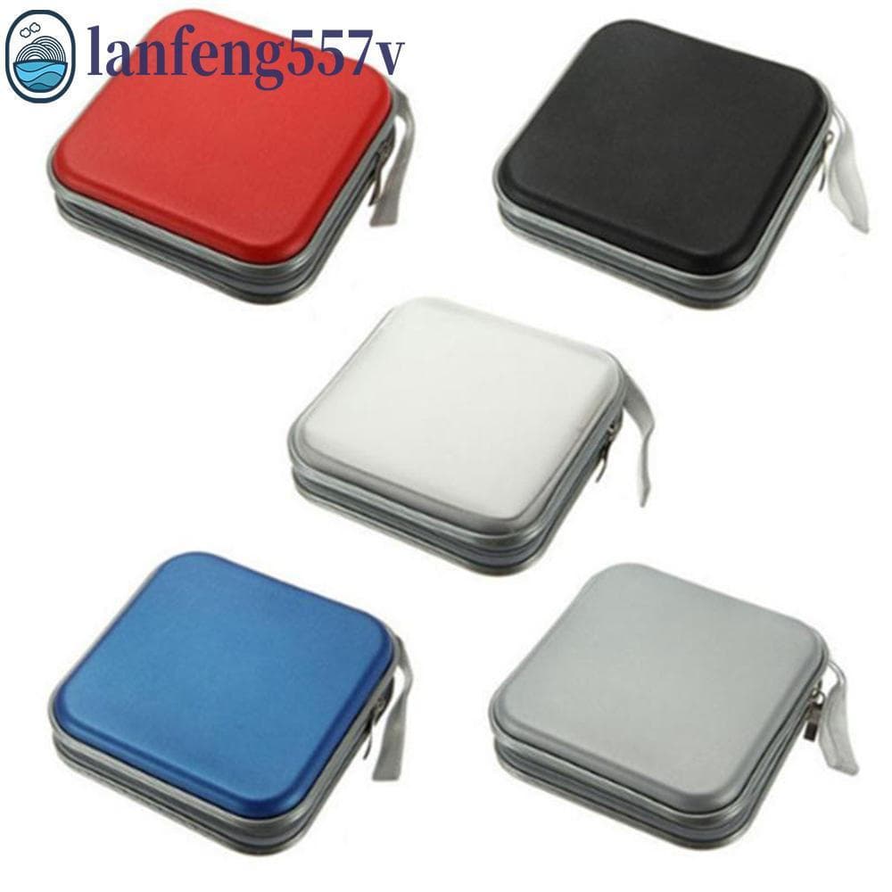 LANFENG Armazenamento 40pcs Capacidade DVD Bolsa Álbum Caixa Carry CD Case