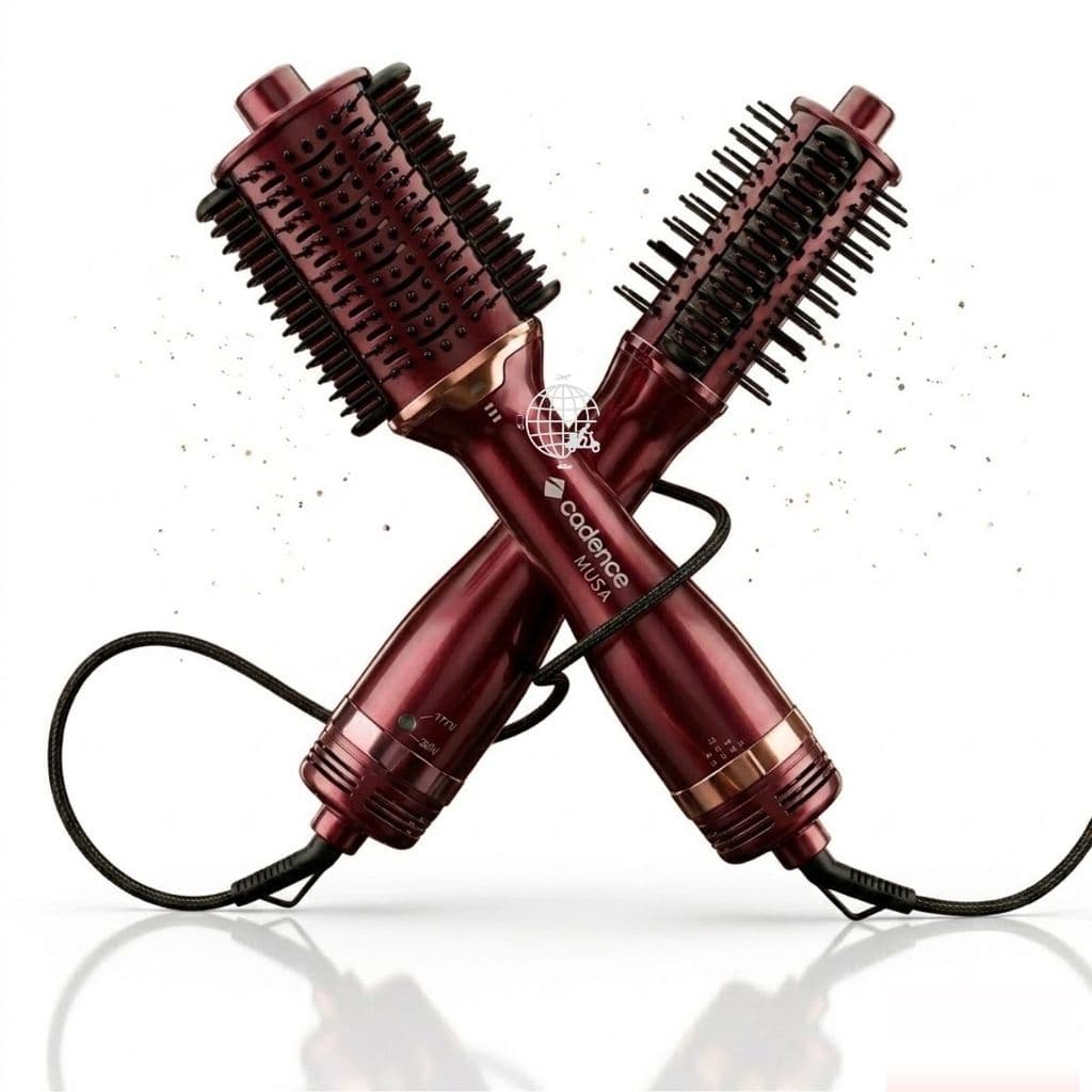 Escova Secadora Alisadora E Modeladora Cadence Musa ESC750 3 Em 1 Bivolt Chaveado