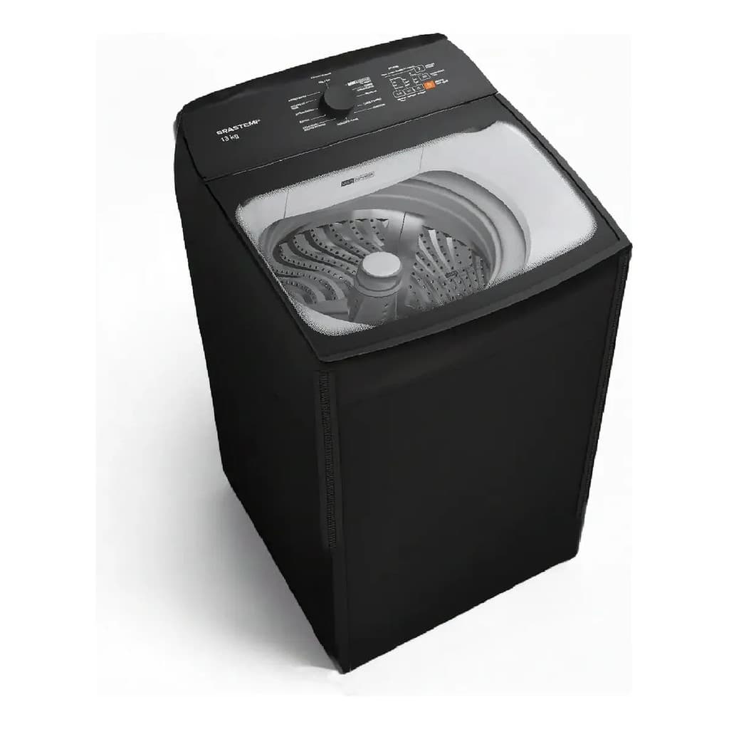 Capa Para Lavadora Brastemp 14kg Bwj14a9 Abertura Em Zíper
