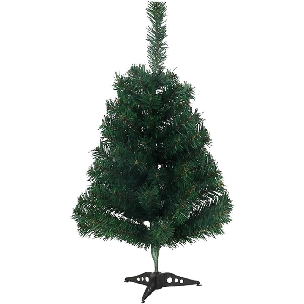 Mini Árvore de Pinheiro de 24 Polegadas, Decoração de Mesa Artificial Verde, Pequena Árvore de Natal Decorativa